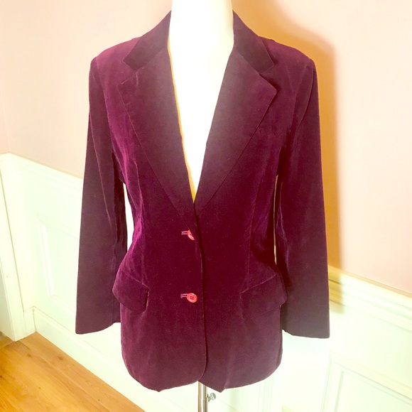 Atkins JR. Jackets & Blazers - EUC!!! 70’s 80’s Vintage Velvet Schoolboy Blazer